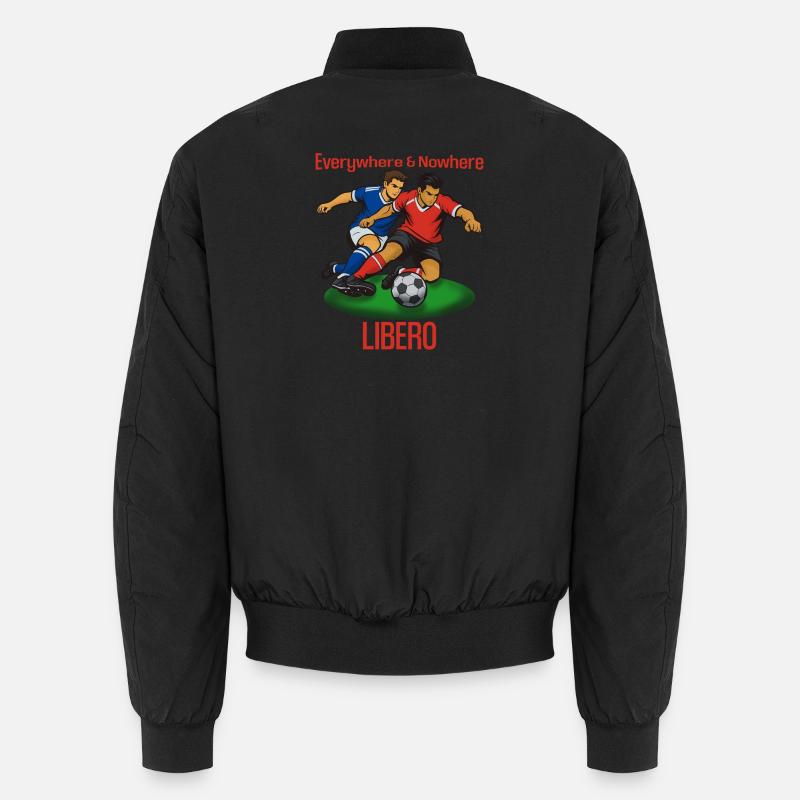 Ball Duel Libero: Everywhere & Nowhere - Unisex Bomber Jacket - black