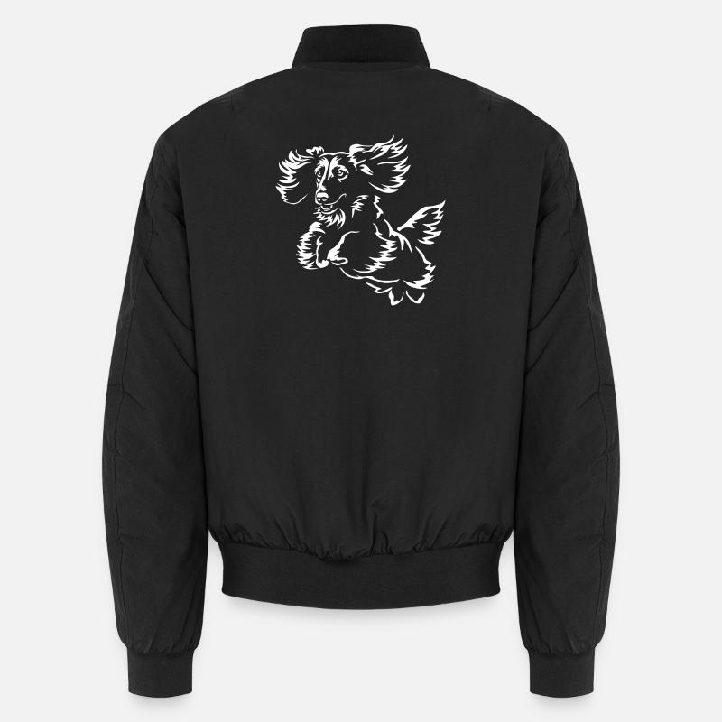 Dackel "Black Edition" Unisex Bomberjacke