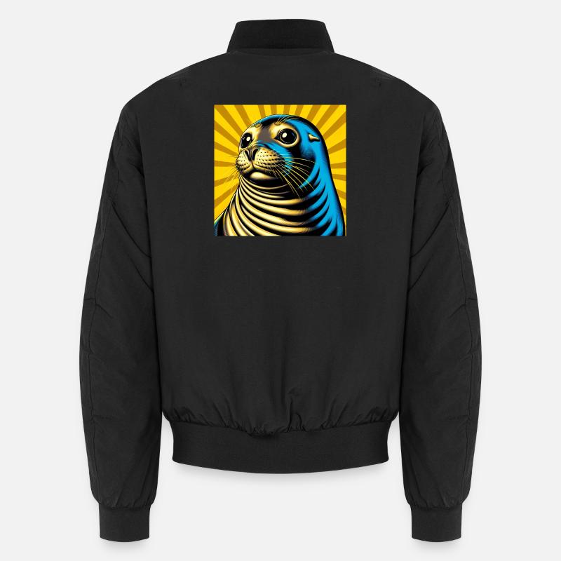 Siegel - Unisex Bomberjacke - Schwarz