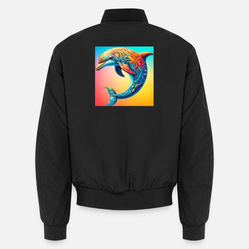 Delfin Unisex Bomberjacke