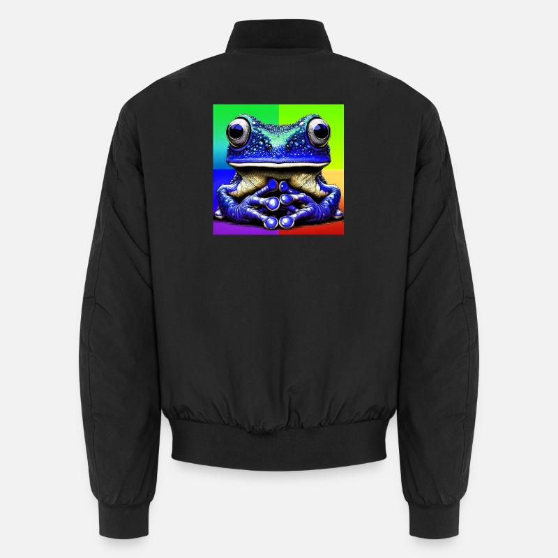 Frosch - Unisex Bomberjacke - Schwarz