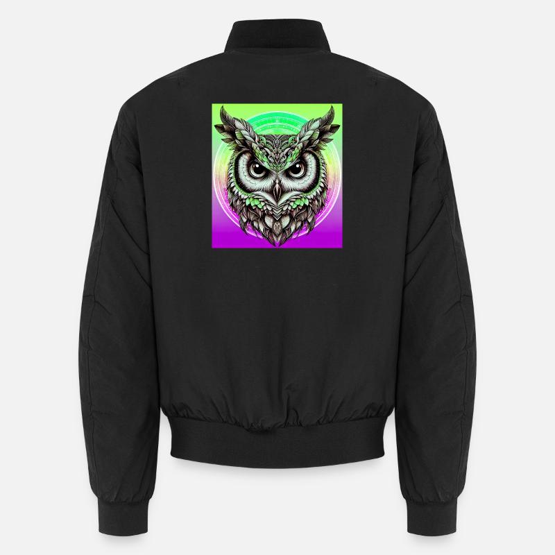 Eule Unisex Bomberjacke