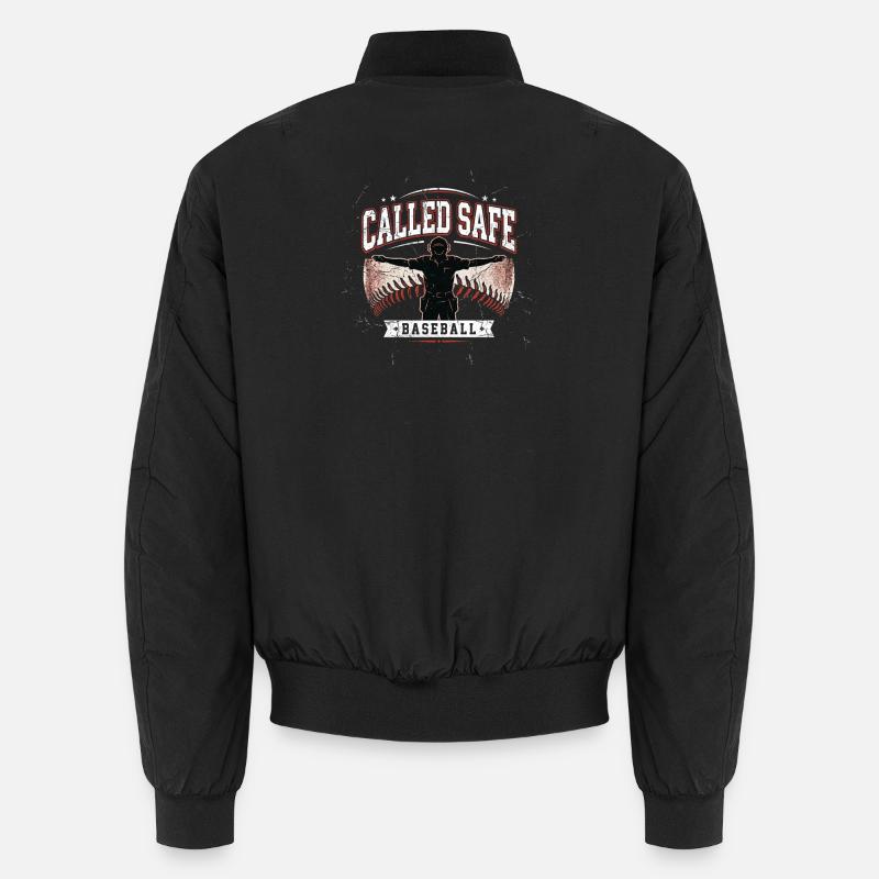 Called Safe Christlicher Baseball Glaube Kreuz Unisex Bomberjacke