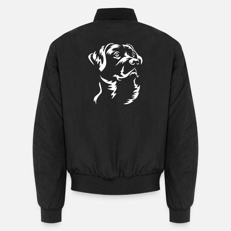 Labrador Kopf "Black Edition" Unisex Bomberjacke