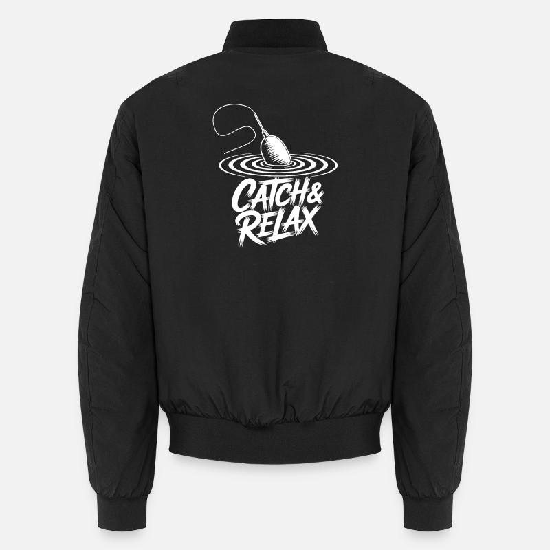 Pêche et détente Bomber unisexe