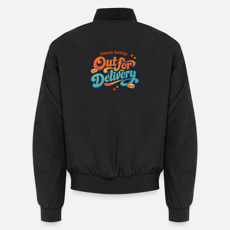 Standard mode delivery | Postman Saying Unisex Bomber Jacket