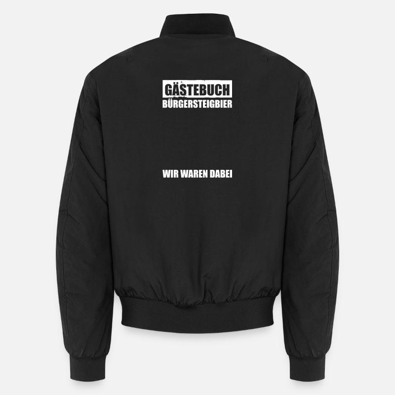 Gästebuch Bürgersteigbier Ortskontrollfahrt OKF Unisex Bomberjacke