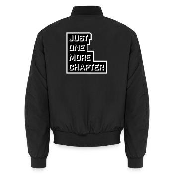 Encore un chapitre Lecture drôle de rat de bibliothèque Cool - Bomber unisexe - noir - Dos - AI Model Male 185 light (185cm)