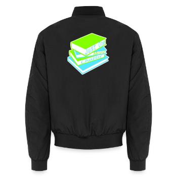 Encore un chapitre Lecture drôle de rat de bibliothèque Cool - Bomber unisexe - noir - Dos - AI Model Male 185 light (185cm)