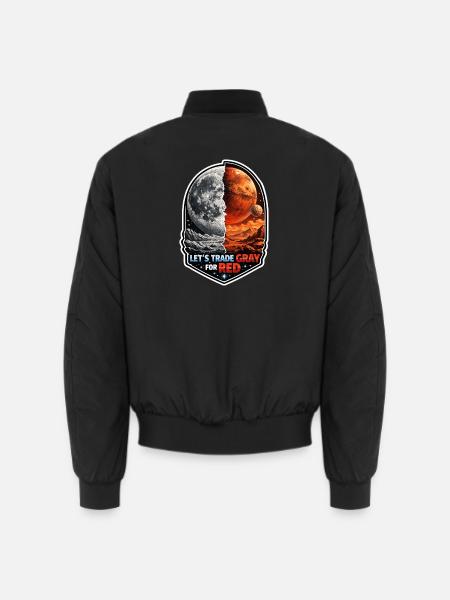 Lass Uns Zum Mars Gehen. Mars-erkundungsmission - Unisex Bomberjacke - Schwarz