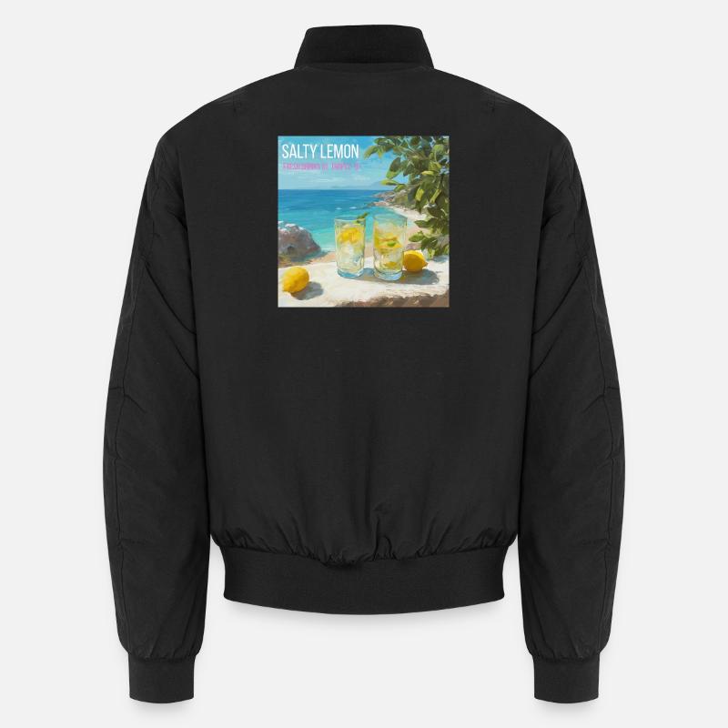Magic Salt Lemon Beach 87 - Bomber unisexe - noir