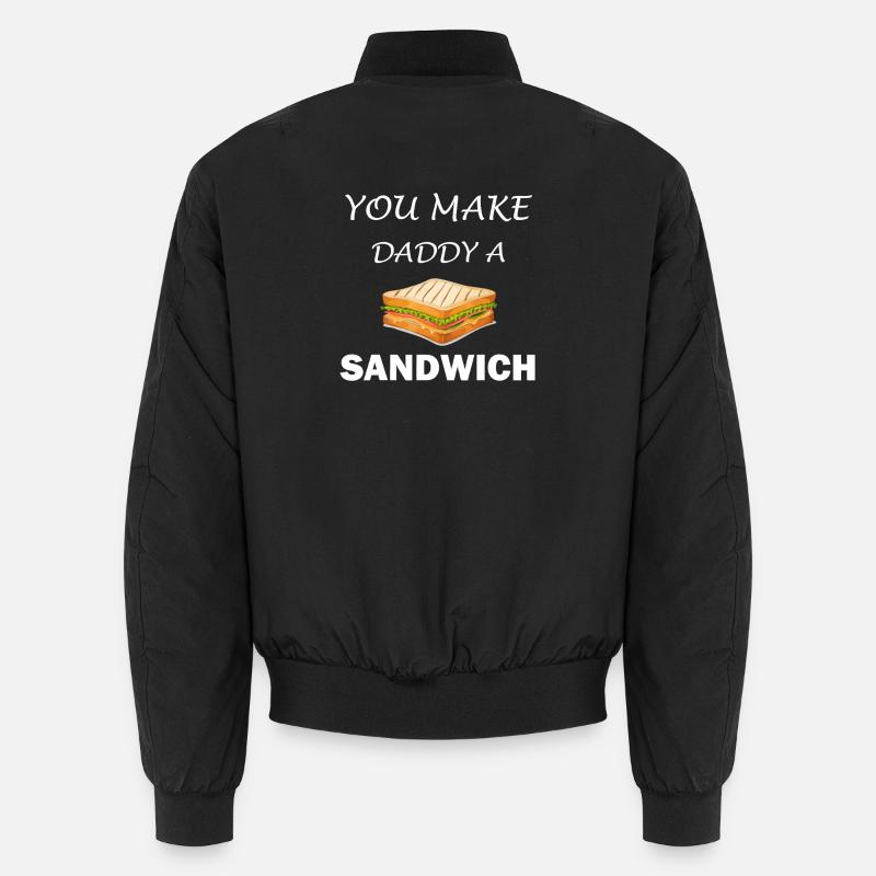 Du machst Papa ein Sandwich Unisex Bomberjacke