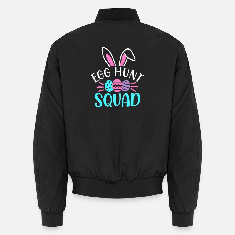 Egg Hunt Squad Unisex Bomber Jacket