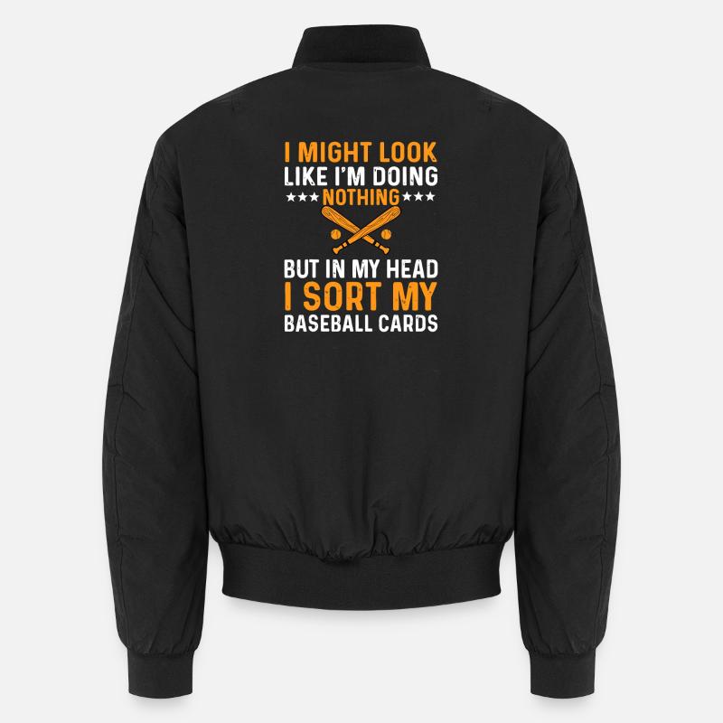 Headspace Baseball Card Sorter Unisex Bomber Jacket