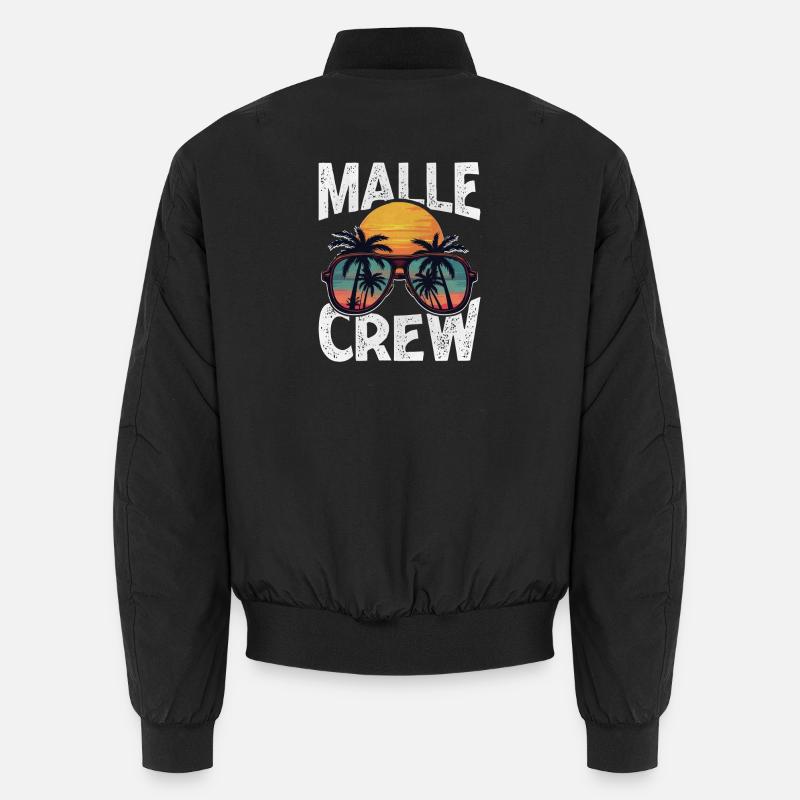 Malle Crew - Bomber unisexe - noir