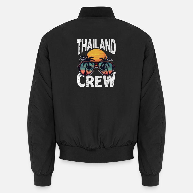 Thailand Crew - Unisex Bomber Jacket - black