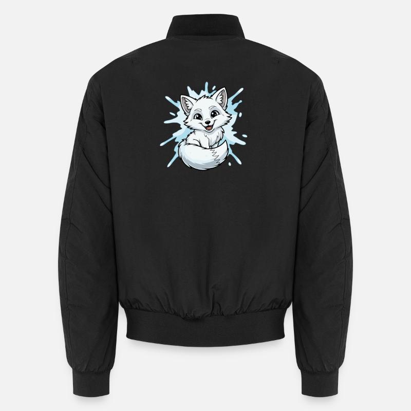 Wasser-Splash Fuchscharakter Unisex Bomberjacke