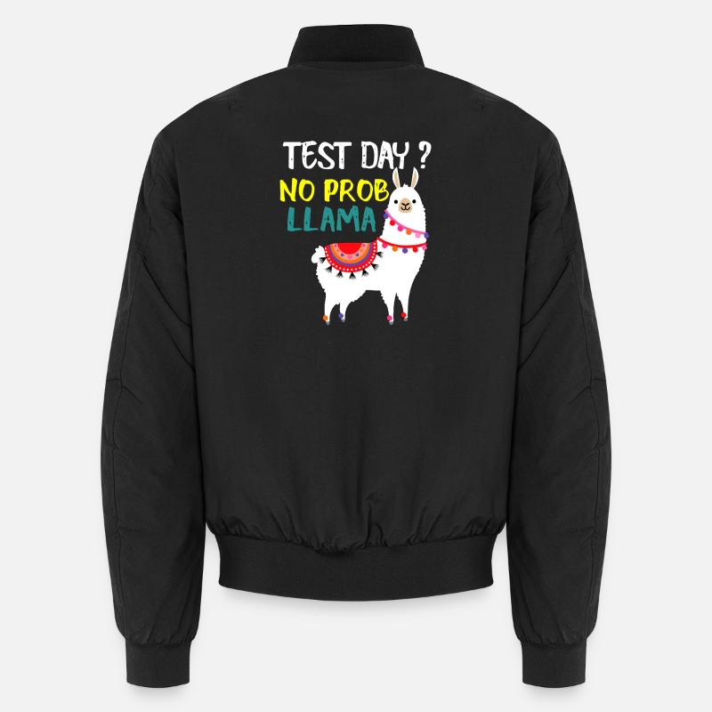 Testtag No Prob Llama Unisex Bomberjacke