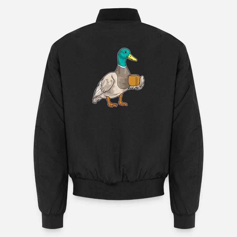 Ente Kaffee Tasse Unisex Bomberjacke