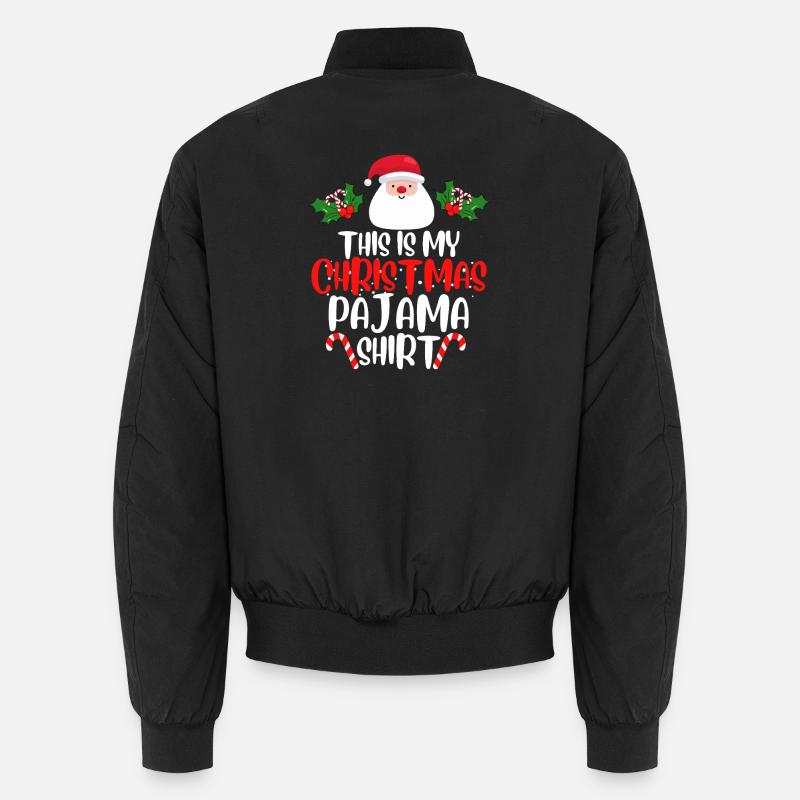 Das ist mein Weihnachts-Pyjamashirt Unisex Bomberjacke