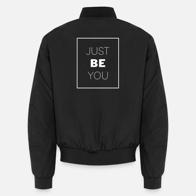 Sei einfach du selbst Unisex Bomberjacke