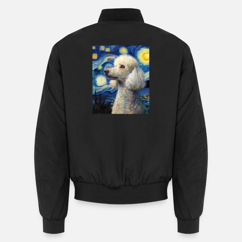 Poodle - Unisex Bomber Jacket - black