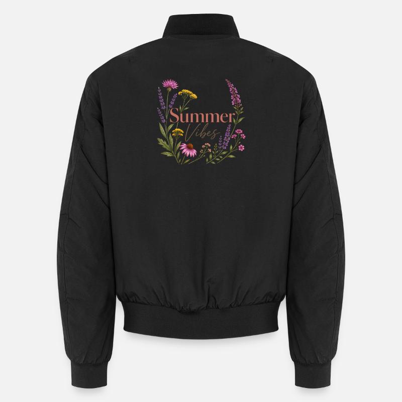 Summer Vibes Blütenkranz Unisex Bomberjacke