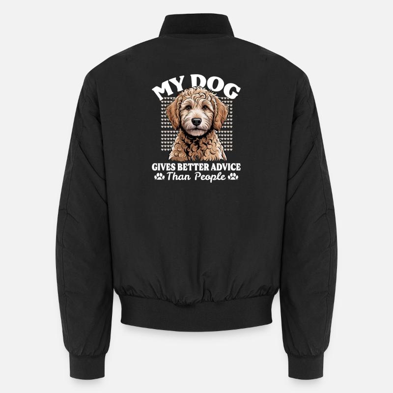 Goldendoodle Dog Breed Unisex Bomber Jacket