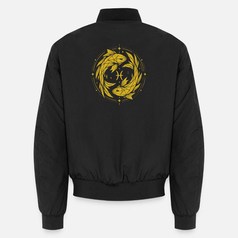 Symbole des Poissons – Doux & Moderne Bomber unisexe