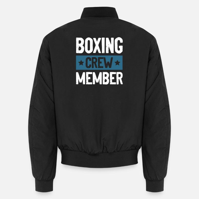 Équipe de boxe - Bomber unisexe - noir