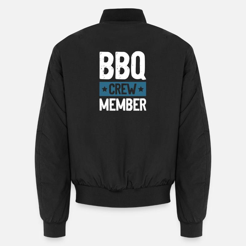 Équipe de barbecue - Bomber unisexe - noir
