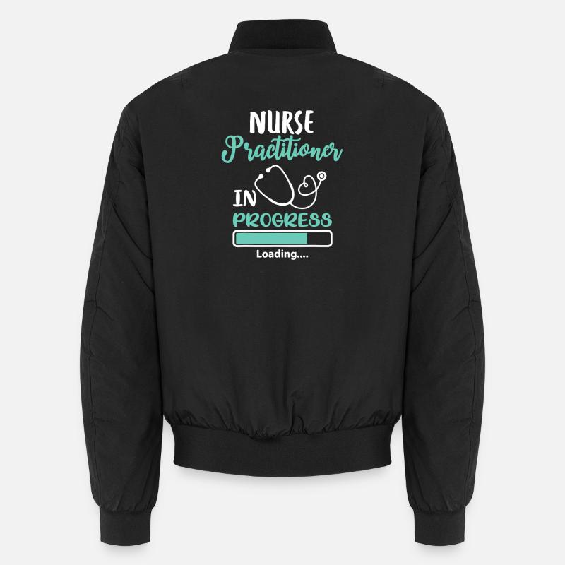 Nurse Practitioner In Progress lädt Unisex Bomberjacke