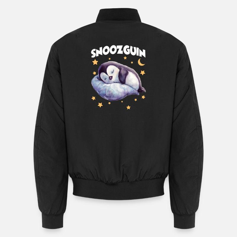 Penguin pyjamas Snoozguin Late Riser Sleepy Chapeaux Bomber unisexe
