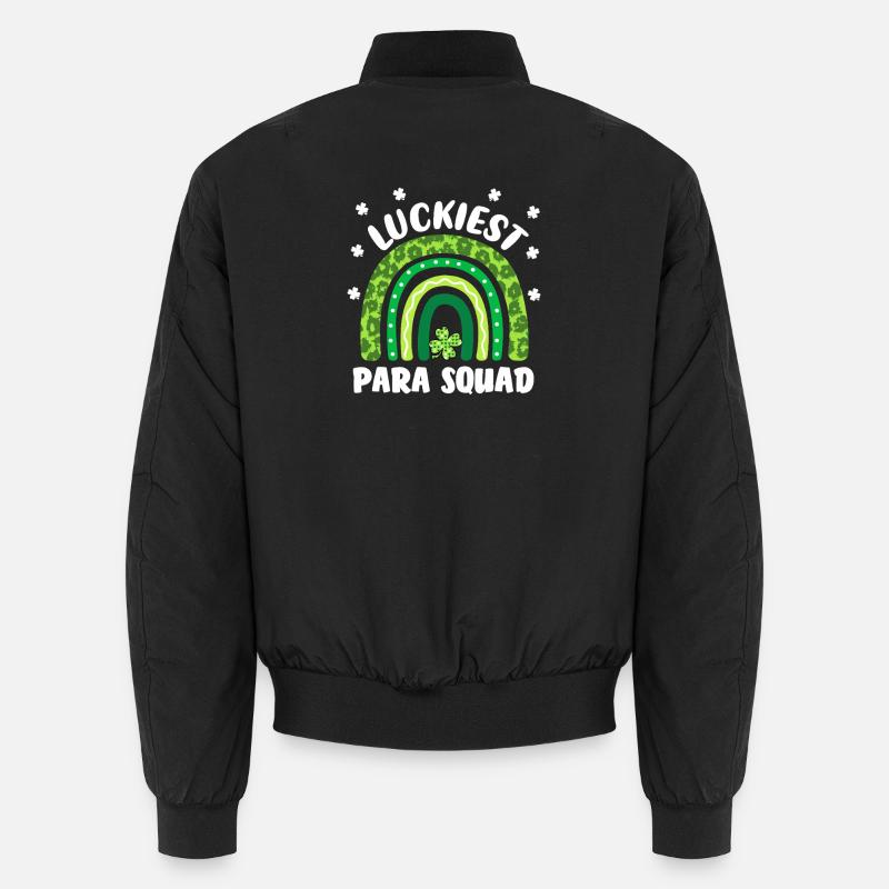 Glücklichstes Para-Team - Unisex Bomberjacke - Schwarz