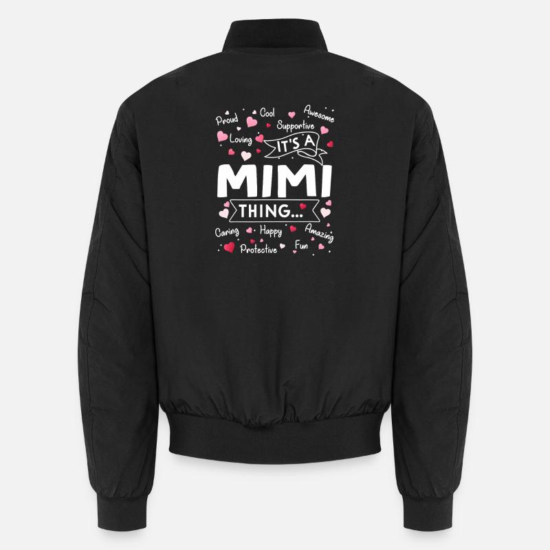 It's a Mimi Thing - Unisex Bomber Jacket - black