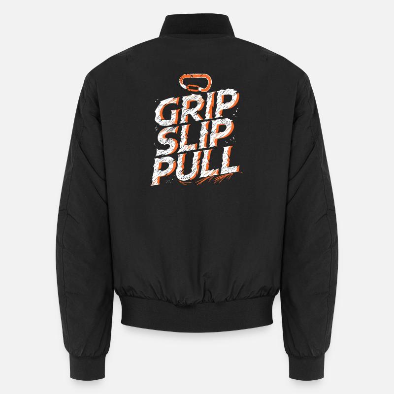 Grip Slip Sweater Adventure Climbing - Unisex Bomberjacke - Schwarz