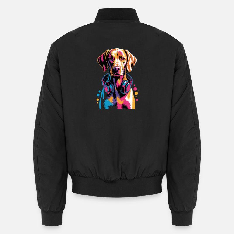 Viszla - Bomber unisexe - noir