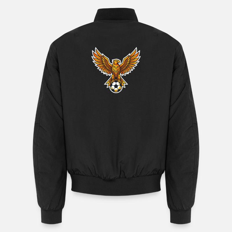 Flame phoenix with ball Unisex Bomber Jacket