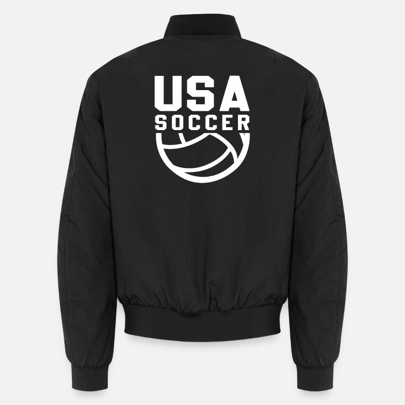 USA Soccer - Unisex Bomber Jacket - black