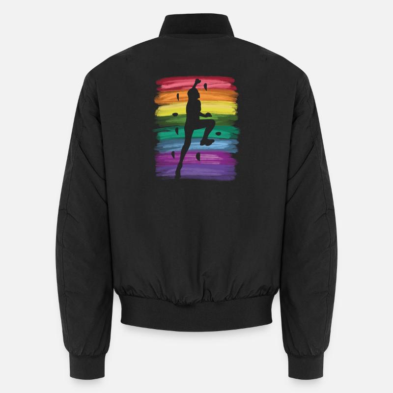 Boulderer Boulder Bouldering Unisex Bomber Jacket