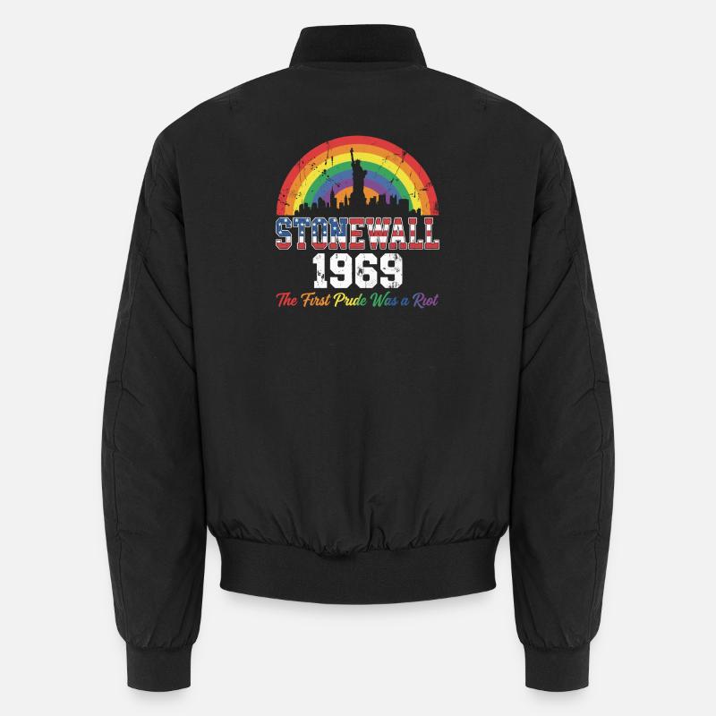Pride Month LGBT – Stonewall 1969 - Unisex Bomberjacke - Schwarz