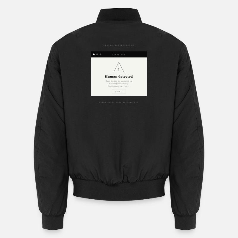 MENSCH ENTDECKT - Unisex Bomberjacke - Schwarz