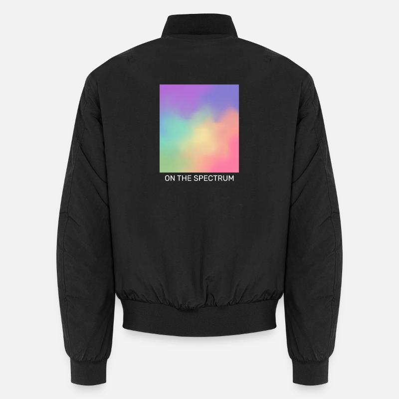 Auf dem Spektrum - Unisex Bomberjacke - Schwarz