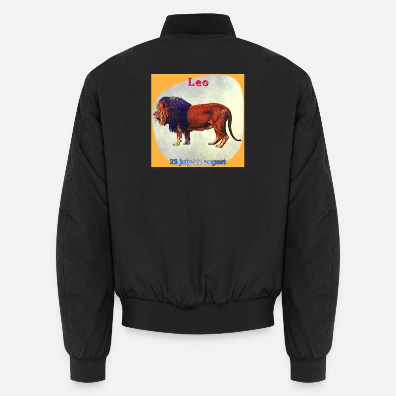 Löwe - Unisex Bomberjacke - Schwarz
