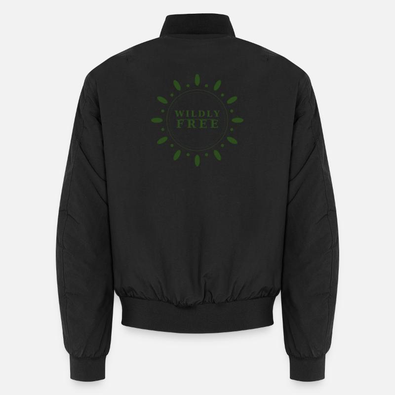 Wildly Free Wreath Unisex Bomber Jacket