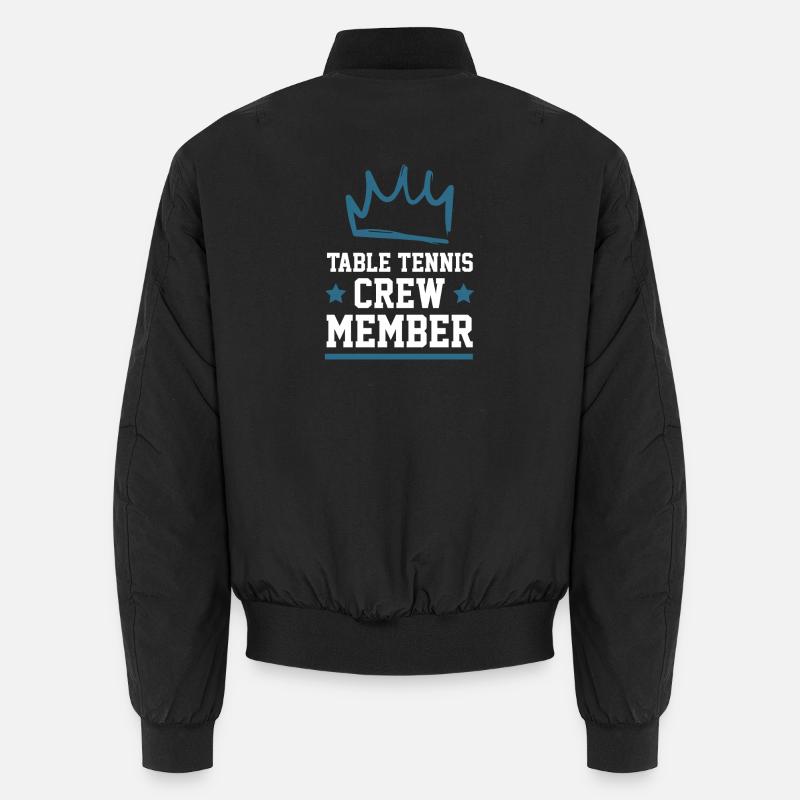 Table Tennis Crew - Unisex Bomberjacke - Schwarz