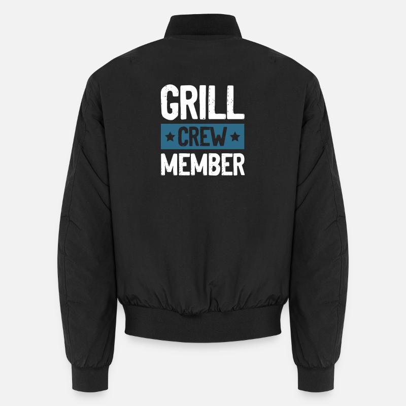 Équipe de grillades - Bomber unisexe - noir