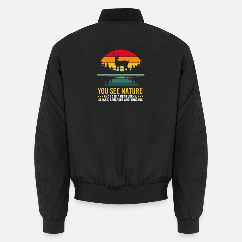 Bogen Bogenschütze Bogenschießen - Unisex Bomberjacke - Schwarz