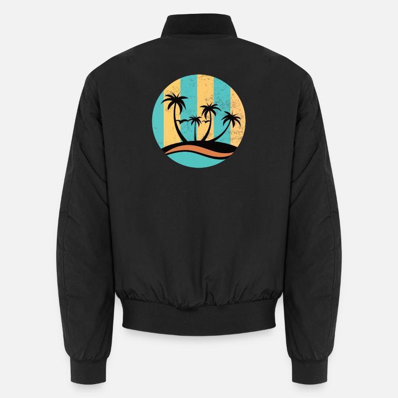 Cercle de plage - Bomber unisexe - noir