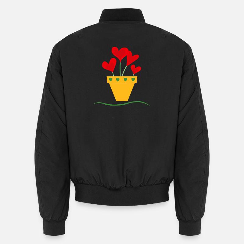 Pot d’amour - Bomber unisexe - noir